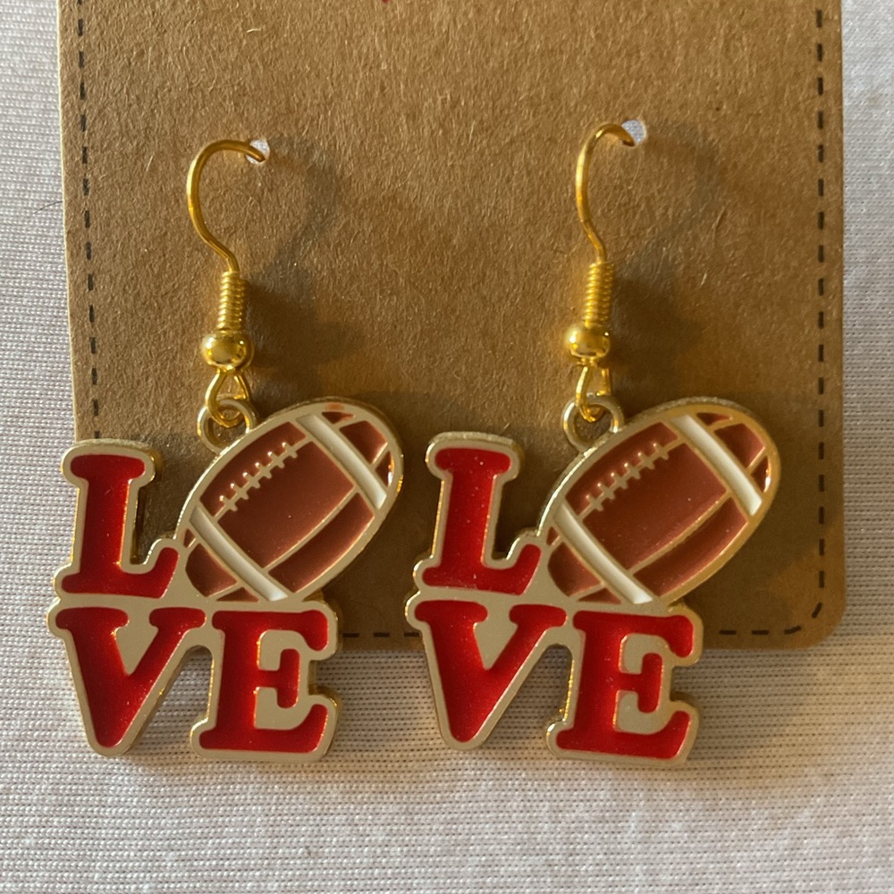 Football Earrings